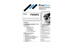 PW2002 High Flow, UL-Listed, Rate-Controllable Liquid Pump Brochure