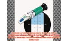 Vee Gee Scientific BTX-1 Handheld Refractometer with Brix Scale 0-32% +/-0.2% Accuracy 0.2% Video