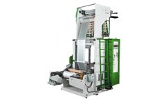 Lung Meng - Model EB30MI-EB45MI - Mono Tower One Stage Mono Layer Blown Film Machine