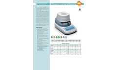 Bel - Model i-Thermo G163L - Moisture Analyzer -Brochure
