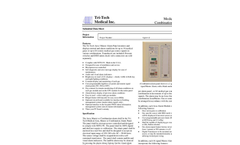 Tri-Techmedical - Medical Combination Area/Master Alarm Panels - Brochure