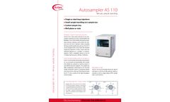 Antec - Model AS 110 - UHPLC Autosampler - Brochure