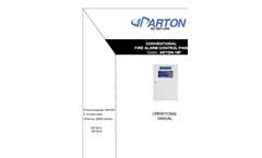 Arton - Model 16F - Fire Alarm Control Panel - Brochure
