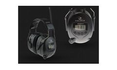 Radians - Model AM/FM - Digital Tuning Electronic Earmuff with LCD Display
