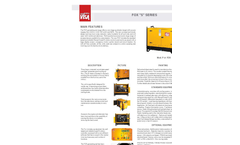 Visa - Model P 9 FOX 403J-11G S0L1-H 400 V 50 HZ - Industrial Generator - Brochure