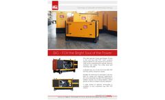 Visa - Model P 9 FOX 403A-11G1 ECP3-1L/4 400 V 50 HZ - Industrial Generator - Brochure