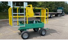 SpeedGuard - Model II - Flatbed Perimeter Fall Protection Cart