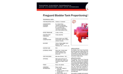 Fireguard - Bladder Tank  - Brochure