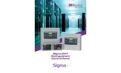 FirePro - Model Sigma ZXT - Fire Extinguishant Control Panel - Brochure