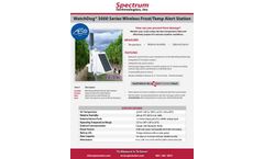 WatchDog - Model 3210 - Wireless Temperature Alert Station - Datasheet
