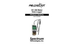 FieldScout - Model EC 450 - Data Logger Meter - Manual