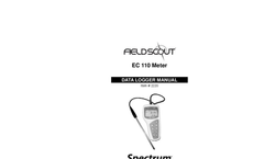 FieldScout EC 110 Meter - Data Logging Manual - Manual