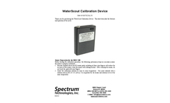 WaterScout - Calibration Device for SMEC 300 Sensor and SM 100 - Product Manuals