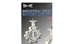 Model 1100 Series - Industrial Split Body Butterfly Valve Brochure