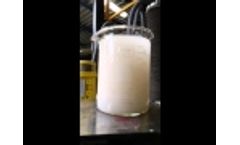 Flocculation Test on Waste Water Containing Glue Video