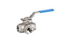 EVAC - Stainless Steel 3-Way Manual Ball Valve