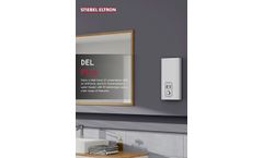 Stiebel Eltron - Model DEL 13 / 18 / 27 Plus - 3 Phase Electric Instantaneous Water Heater - Brochure