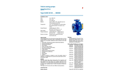 Flowserve-SIHI- Model CBT - Horizontal, Single-Stage Volute Casing Pump  - Brochure