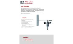 Met One 034E Wind Speed / Direction Sensor Datasheet