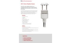 Met One AIO 2 Sonic Multi-parameters Weather Sensor Datasheet