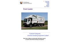 Model 40 Yard - Lightweight Front End Loader - Brochure