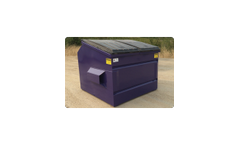 Slant Top Front Load Containers