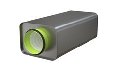 Model CLA-A - Compact Sound Attenuator for Circular Ducts