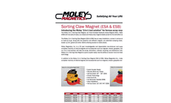 Model ESA & ESB - 2-in-1 Sorting Claw Magnets Brochure