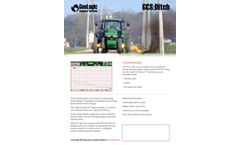 GCS:Ditch - Agricultural Surface Drainage Software - Datasheet