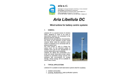 Libellula - Model DC - Wind Turbines Datasheet