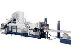 PURUI - Model ML130 PP film pelletizing machine - Plastic recycle machine for PP/PE film