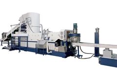 PURUI - Model ML130 PP film pelletizing machine - Plastic recycle machine for PP/PE film
