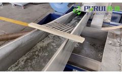 plastic recycling machine for PP flakes