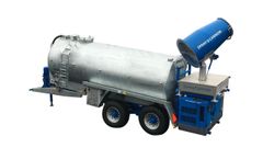 SprayCannon - Model 40-100 SS - Heavy Duty Self-Supporting Dust Control Machine