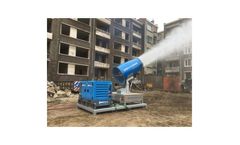 SprayCannon - Model 40-100 - Skid-Mounted Dust Cleaning Fog Machine