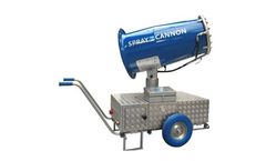 MB Dustcontrol SprayCannon - Model 40 - Stand-Alone Dust Cleaning Fog Machine