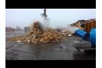 Dust Suppression in Wood Recycling Using SprayCannon 35 Self Supporting of MB Dustcontrol - Video