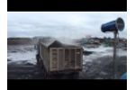 SprayCannon 35 Self Supporting on Hydraulic Mast Loading a Truck Video