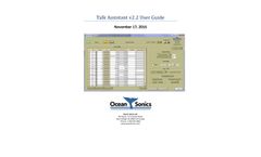 Ocean Sonics - Talk Assistant Software Program - User Guide