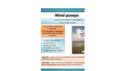 Model 600 / 900 - Windpump - Brochure