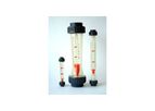 Model DFM - Plastic Variable Area Flowmeters