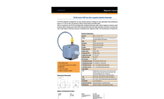 Flowtechnik - Model PE102 - PVDF Low Flow Magnetic Inductive Flowmeters - Brochure