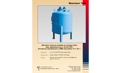 Thermogenics - Blowdown Tanks - Datasheet