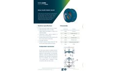 Hidroconta - Dual Plate Check Valve - Brochure