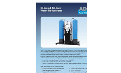 Adept - Model Eco - Di-on-x - Water Deioniser System - Brochure