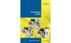 Tapflo - Filter Press Pump - Brochure