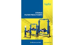 Steinle Filter Press Pumps - Brochure