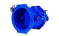 AB Valves - Model F5 - Butterfly Valve, Double Eccentric, Flanged Type with Bypass