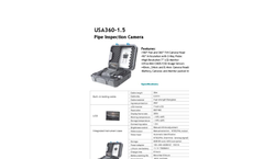 Model USA360-1.5 - Pipe Inspection Camera - Brochure