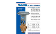 Valv-Trol - Model 95/5 - 2-Way Diaphragm Operated Balanced Valve Brochure